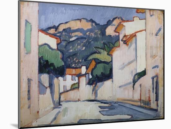 Street Scene, Cassis, C.1913-Samuel John Peploe-Mounted Giclee Print