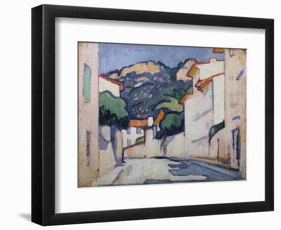 Street Scene, Cassis, C.1913-Samuel John Peploe-Framed Premium Giclee Print