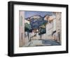 Street Scene, Cassis, C.1913-Samuel John Peploe-Framed Premium Giclee Print