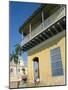 Street Scene, Colonial Balconies, Trinidad, Cuba-Steve Vidler-Mounted Photographic Print