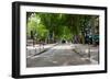 Street Scene, Cours Mirabeau, Aix-En-Provence, Bouches-Du-Rhone, Provence-Alpes-Cote D'Azur, France-null-Framed Premium Photographic Print