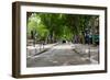 Street Scene, Cours Mirabeau, Aix-En-Provence, Bouches-Du-Rhone, Provence-Alpes-Cote D'Azur, France-null-Framed Photographic Print