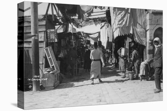 Street Scene, Damascus, Syria, C1920s-C1930s-null-Stretched Canvas