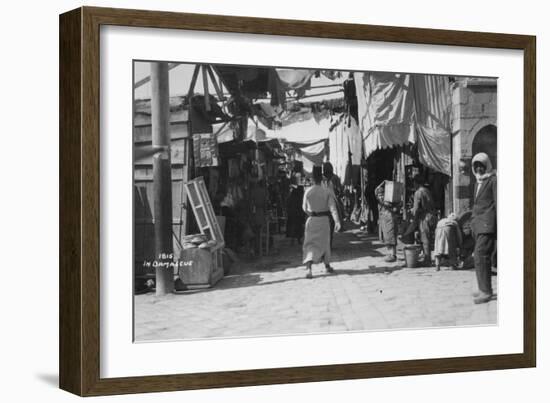 Street Scene, Damascus, Syria, C1920s-C1930s-null-Framed Photographic Print