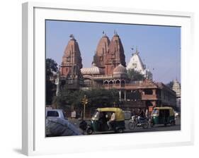 Street Scene, Delhi, India-John Henry Claude Wilson-Framed Photographic Print