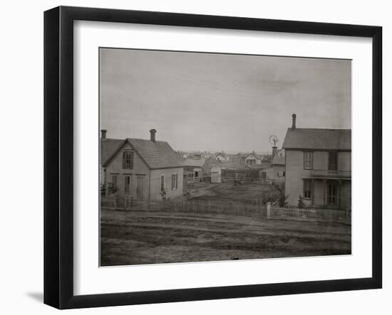 Street Scene Denver Colorado-null-Framed Art Print