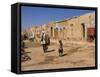 Street Scene, Dulainai, Between Chakhcharan and Jam, Afghanistan-Jane Sweeney-Framed Stretched Canvas