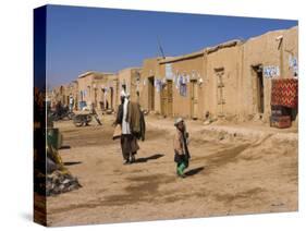 Street Scene, Dulainai, Between Chakhcharan and Jam, Afghanistan-Jane Sweeney-Stretched Canvas