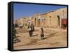 Street Scene, Dulainai, Between Chakhcharan and Jam, Afghanistan-Jane Sweeney-Framed Stretched Canvas