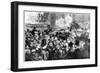 Street Scene During the Peace Illuminations, 1856-W Thomas-Framed Giclee Print