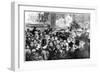 Street Scene During the Peace Illuminations, 1856-W Thomas-Framed Giclee Print