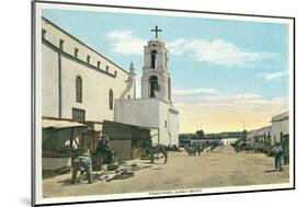 Street Scene, Early Juarez, Mexico-null-Mounted Art Print