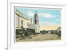 Street Scene, Early Juarez, Mexico-null-Framed Art Print