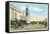 Street Scene, Early Juarez, Mexico-null-Framed Stretched Canvas