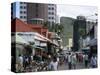 Street Scene, Farquhar Street, Port Louis, Mauritius, Indian Ocean, Africa-David Poole-Stretched Canvas