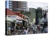 Street Scene, Farquhar Street, Port Louis, Mauritius, Indian Ocean, Africa-David Poole-Stretched Canvas