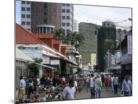 Street Scene, Farquhar Street, Port Louis, Mauritius, Indian Ocean, Africa-David Poole-Mounted Photographic Print