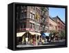 Street Scene, Greenwich Village, West Village, Manhattan, New York City-Wendy Connett-Framed Stretched Canvas