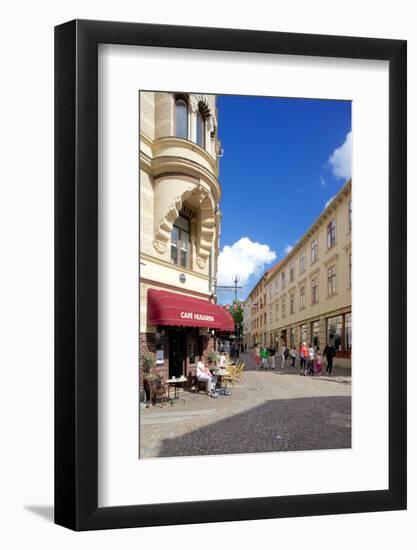 Street Scene, Haga, Gothenburg, Sweden, Scandinavia, Europe-Frank Fell-Framed Photographic Print