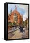 Street Scene, Harrow School-John Fulleylove-Framed Stretched Canvas