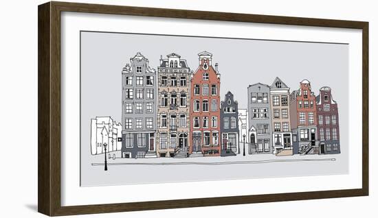 Street Scene I-Sandra Jacobs-Framed Giclee Print