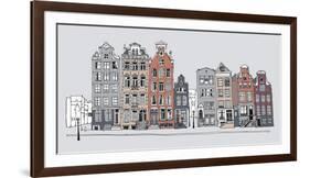 Street Scene I-Sandra Jacobs-Framed Giclee Print