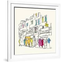 Street Scene I-Tom Frazier-Framed Giclee Print