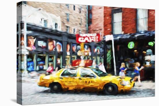 Street Scene II - In the Style of Oil Painting-Philippe Hugonnard-Stretched Canvas