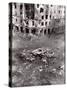 Street Scene in Budapest During First Aftermath of Fighting Against Soviet-Backed Regime-null-Stretched Canvas