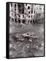 Street Scene in Budapest During First Aftermath of Fighting Against Soviet-Backed Regime-null-Framed Stretched Canvas