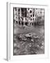 Street Scene in Budapest During First Aftermath of Fighting Against Soviet-Backed Regime-null-Framed Photographic Print