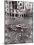 Street Scene in Budapest During First Aftermath of Fighting Against Soviet-Backed Regime-null-Mounted Photographic Print