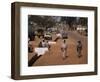 Street Scene in Centre of Town, Garowa, Cameroon, Africa-David Poole-Framed Photographic Print