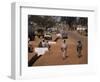 Street Scene in Centre of Town, Garowa, Cameroon, Africa-David Poole-Framed Photographic Print