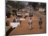 Street Scene in Centre of Town, Garowa, Cameroon, Africa-David Poole-Mounted Photographic Print