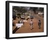 Street Scene in Centre of Town, Garowa, Cameroon, Africa-David Poole-Framed Photographic Print