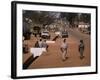 Street Scene in Centre of Town, Garowa, Cameroon, Africa-David Poole-Framed Photographic Print