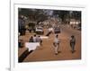 Street Scene in Centre of Town, Garowa, Cameroon, Africa-David Poole-Framed Photographic Print