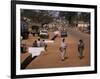 Street Scene in Centre of Town, Garowa, Cameroon, Africa-David Poole-Framed Photographic Print