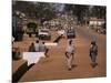 Street Scene in Centre of Town, Garowa, Cameroon, Africa-David Poole-Mounted Photographic Print