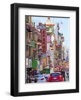 Street Scene in China Town Section of San Francisco, California, United States of America, North Am-Gavin Hellier-Framed Photographic Print