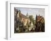 Street Scene in Delft-Willem Koekkoek-Framed Giclee Print