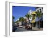Street Scene in Duval Street, Key West, Florida, United States of America, North America-Miller John-Framed Photographic Print