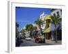 Street Scene in Duval Street, Key West, Florida, United States of America, North America-Miller John-Framed Photographic Print