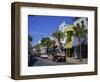 Street Scene in Duval Street, Key West, Florida, United States of America, North America-Miller John-Framed Photographic Print