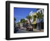 Street Scene in Duval Street, Key West, Florida, United States of America, North America-Miller John-Framed Photographic Print