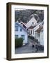 Street Scene in Fjallbacka, Bohuslan Region, West Coast, Sweden, Scandinavia, Europe-Yadid Levy-Framed Photographic Print