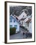 Street Scene in Fjallbacka, Bohuslan Region, West Coast, Sweden, Scandinavia, Europe-Yadid Levy-Framed Photographic Print