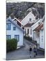 Street Scene in Fjallbacka, Bohuslan Region, West Coast, Sweden, Scandinavia, Europe-Yadid Levy-Mounted Photographic Print