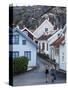 Street Scene in Fjallbacka, Bohuslan Region, West Coast, Sweden, Scandinavia, Europe-Yadid Levy-Stretched Canvas